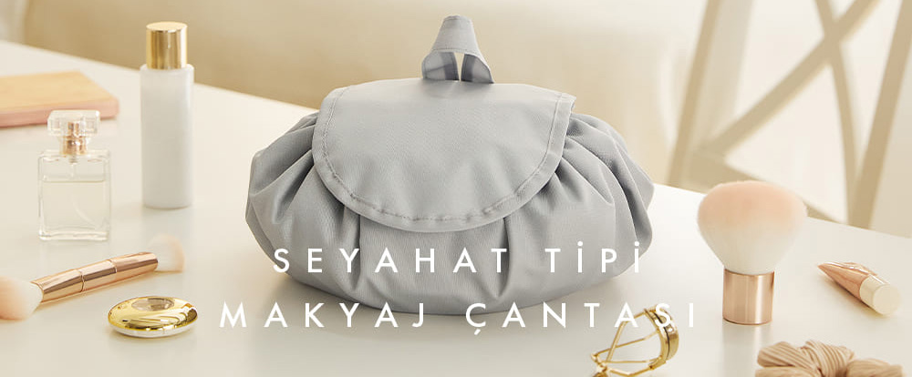 Seyahat Tipi Makyaj Çantası